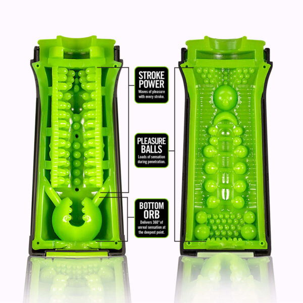 Endurance masturbator w kształcie tyłka Blush M for Men Czarny - obrazek 3