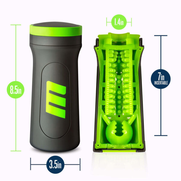 Endurance masturbator w kształcie tyłka Blush M for Men Czarny - obrazek 4