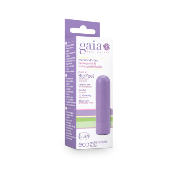 Wibrujący pocisk Blush Gaia Fioletowy - obrazek 7