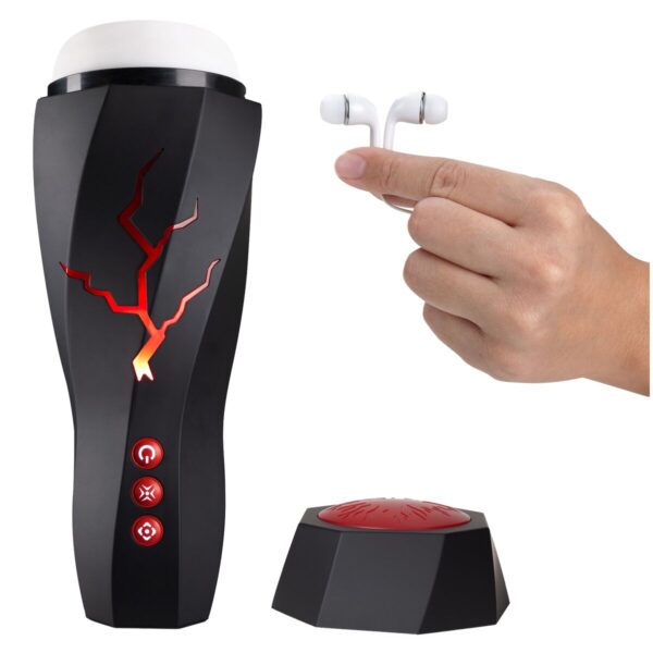 Endurance masturbator w kształcie tyłka Blush M for Men Storm Biały - obrazek 2
