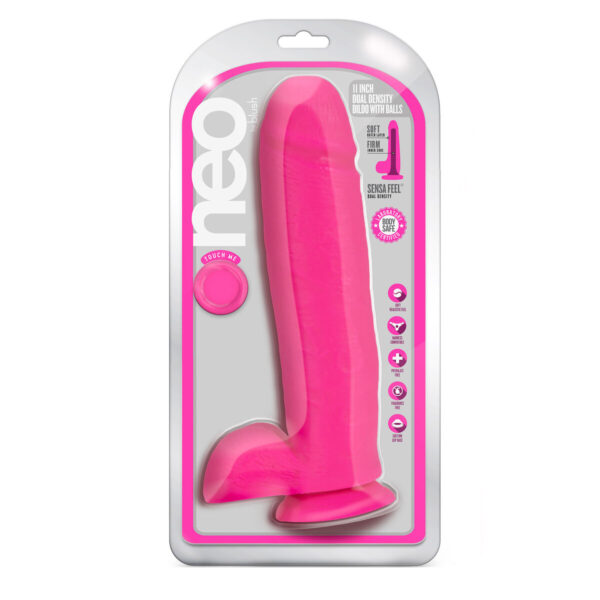 Realistyczne dildo Blush Neo PVC Ø 5,3 cm (21,6 cm) - obrazek 5