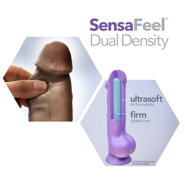 Realistyczne dildo Blush Au Naturel TPE Ø 5,8 cm (21,5 cm) - obrazek 5