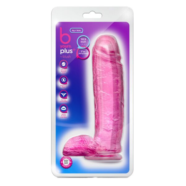 Realistyczne dildo Blush B yours TPE Ø 6 cm (21,6 cm) - obrazek 6