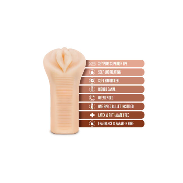Endurance masturbator w kształcie tyłka Blush M for Men Veronika Mięso - obrazek 4
