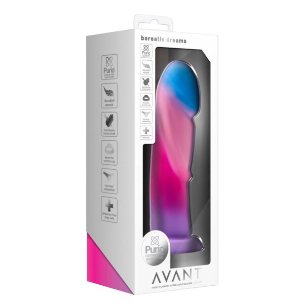 Dildo Blush Avant Borealis Wielokolorowy - obrazek 4