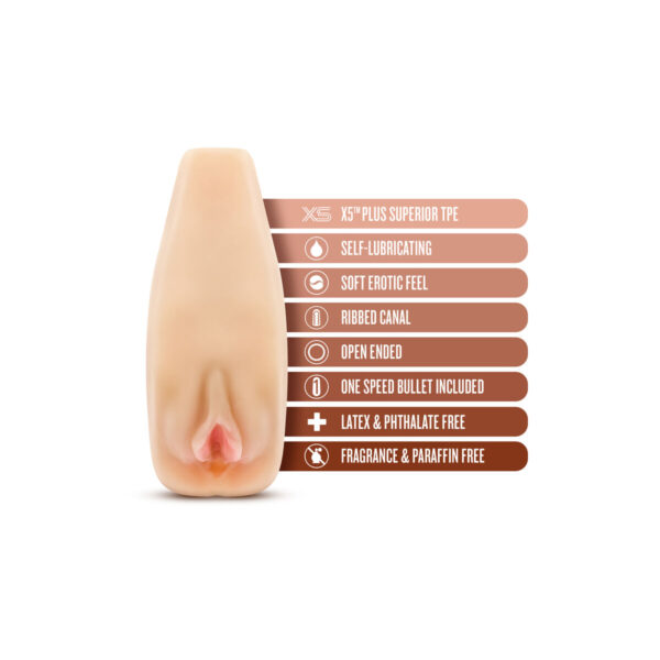 Endurance masturbator w kształcie tyłka Blush M for Men Natasha Mięso - obrazek 4
