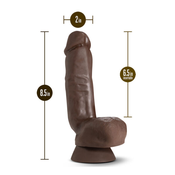 Realistyczne dildo Blush Dr Skin TPE Ø 5 cm (15,2 cm) - obrazek 5