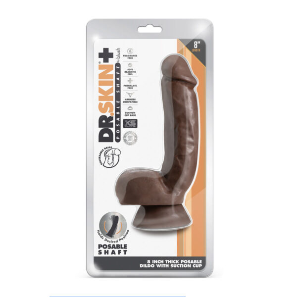 Realistyczne dildo Blush Dr Skin TPE Ø 5 cm (15,2 cm) - obrazek 7