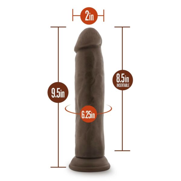 Realistyczne dildo Blush Dr Skin TPE Ø 5 cm (21,5 cm) - obrazek 7