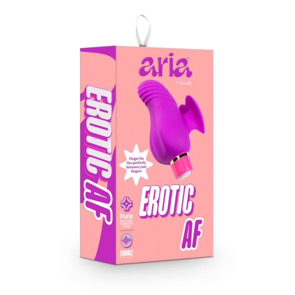 Wibrujący pocisk Blush Aria Erotic Fioletowy - obrazek 7