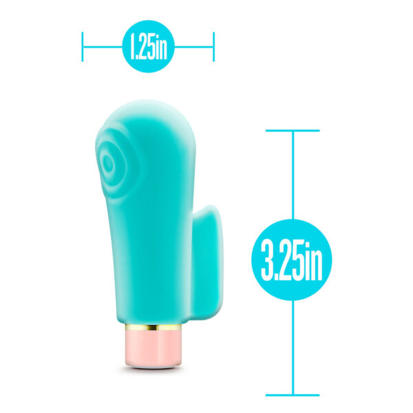 Wibrujący pocisk Blush Aria Sensual Kolor Zielony - obrazek 6