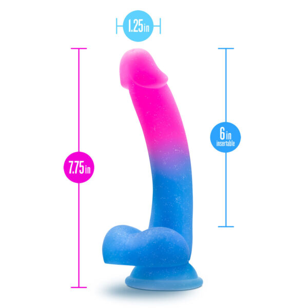 Dildo Blush Avant Wielokolorowy Ø 3,2 cm - obrazek 3