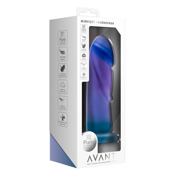 Dildo Blush Avant Midnight Niebieski - obrazek 4