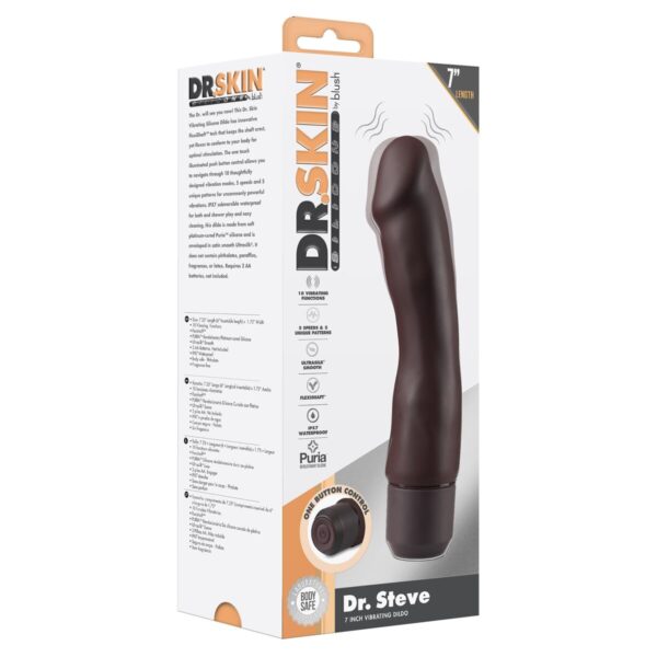 Realistyczne dildo Blush Dr Skin Silikon ABS Ø 4 cm - obrazek 6