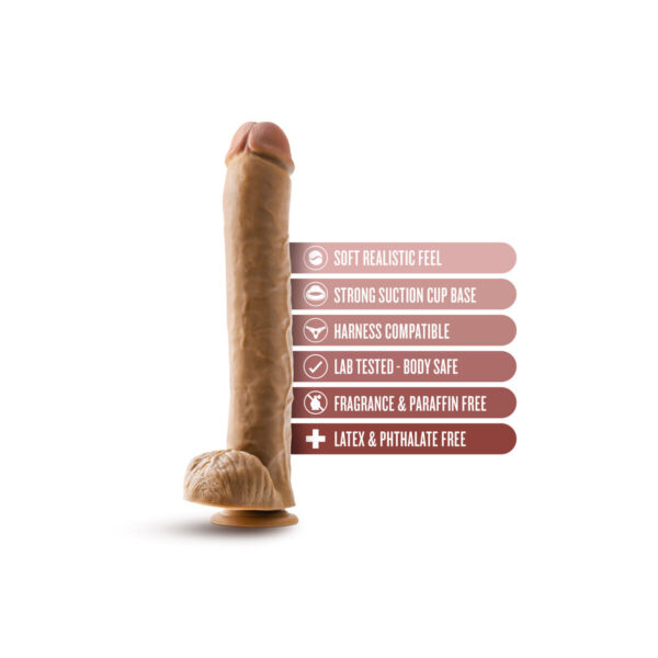 Realistyczne dildo Blush Dr Skin PVC Ø 6,3 cm (29,2 cm) - obrazek 5