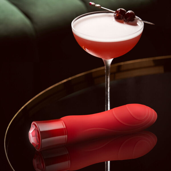 Mini Wibrator Blush Oh My Gem Desire Ruby Czerwony - obrazek 5