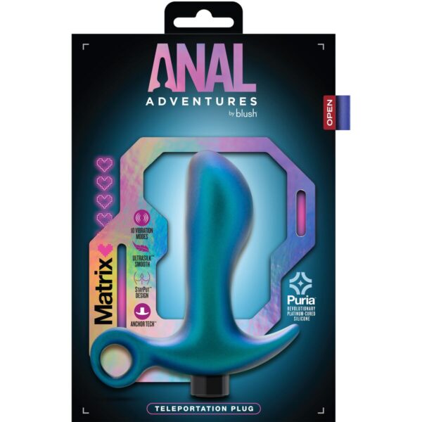 Zatyczka Analna Blush ADVENTURES MATRIX TELEPORTATION Niebieski - obrazek 5