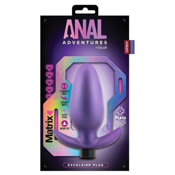Zatyczka Analna Blush ADVENTURES MATRIX Fioletowy - obrazek 5