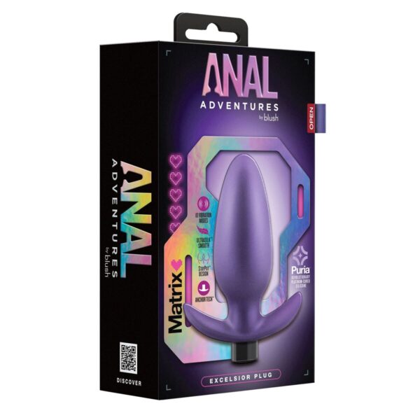 Zatyczka Analna Blush ADVENTURES MATRIX Fioletowy - obrazek 6