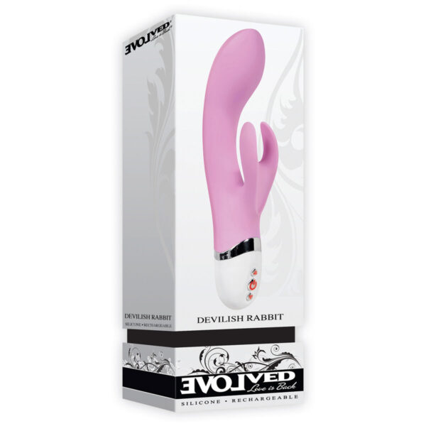 Wibrator punktu G Evolved Rabbit Różowy - obrazek 4