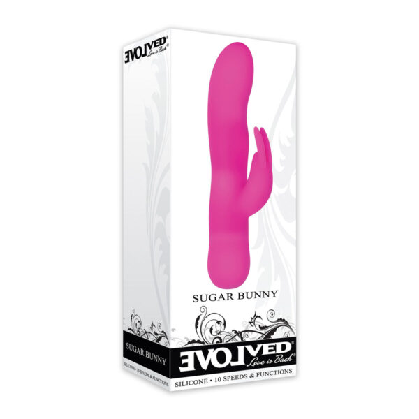 Wibrator punktu G Evolved Bunny Różowy - obrazek 8