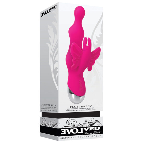 Wibrator punktu G Evolved Różowy Motyl - obrazek 8