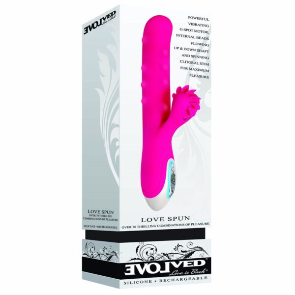 Wibrator punktu G Evolved Love Spun Różowy - obrazek 8