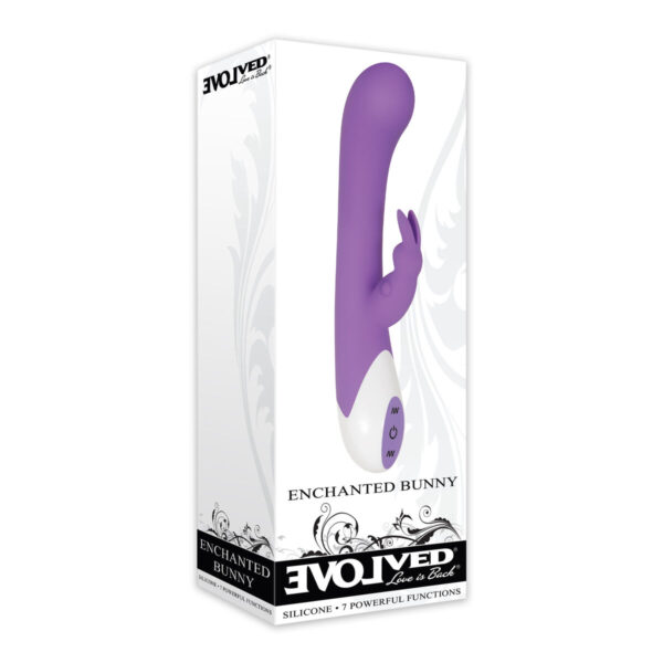 Wibrator punktu G Evolved Bunny Fioletowy - obrazek 7
