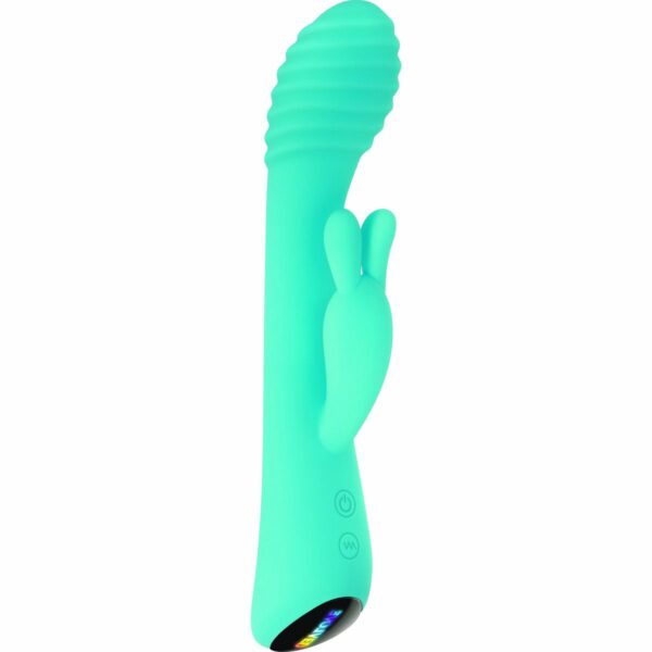 Wibrator punktu G Evolved Bunny Niebieski