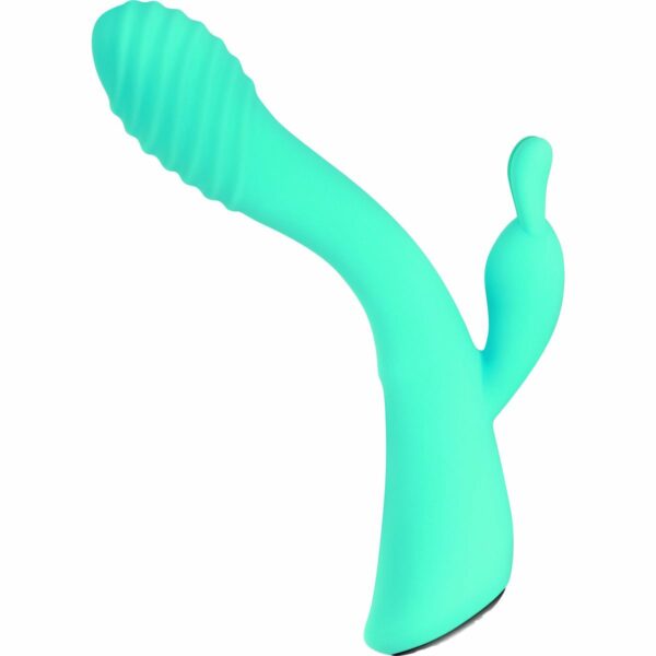 Wibrator punktu G Evolved Bunny Niebieski - obrazek 5
