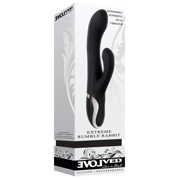 Wibrator punktu G Evolved Rabbit Czarny - obrazek 6