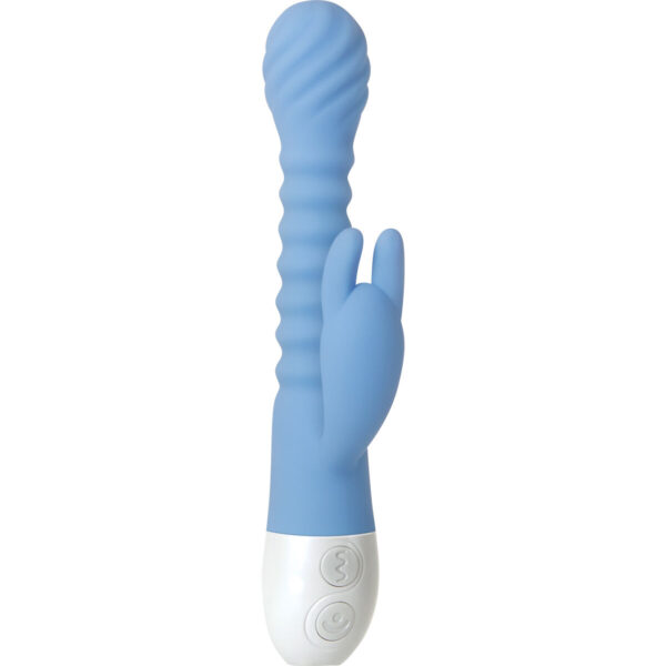 Wibrator punktu G Evolved Bunny Niebieski - obrazek 4