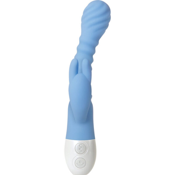 Wibrator punktu G Evolved Bunny Niebieski - obrazek 5