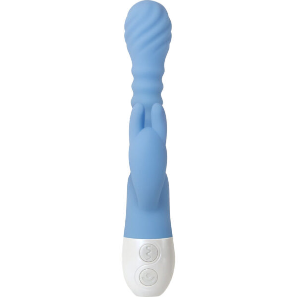 Wibrator punktu G Evolved Bunny Niebieski - obrazek 6