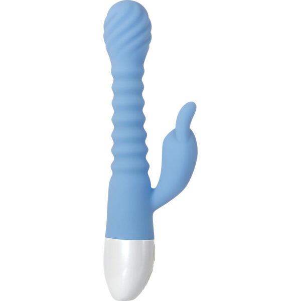 Wibrator punktu G Evolved Bunny Niebieski - obrazek 7