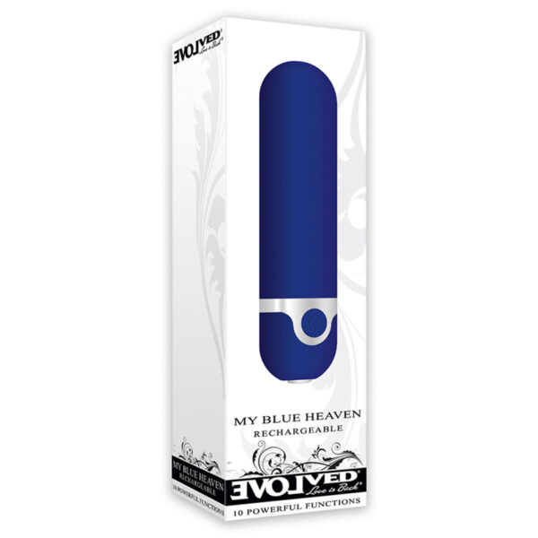 Mini Wibrator Evolved Niebieski - obrazek 3