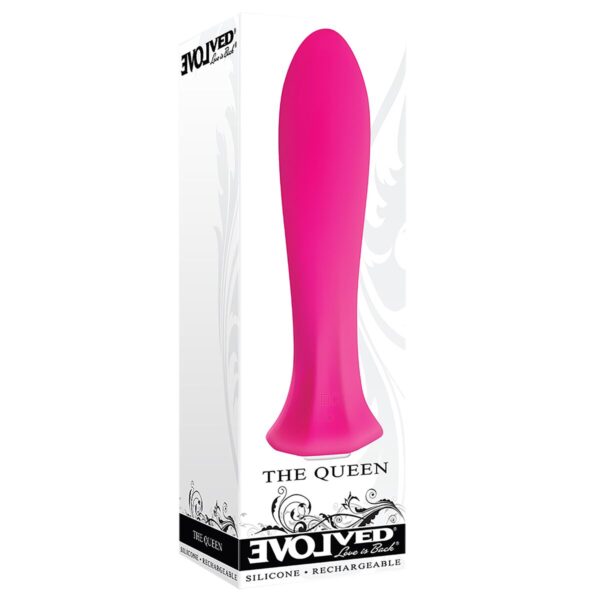 Mini Wibrator Evolved The Queen Różowy - obrazek 4