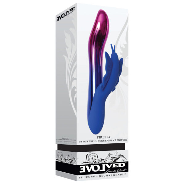 Wibrator punktu G Evolved Wielokolorowy Motyl - obrazek 7