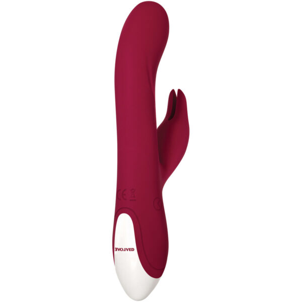 Wibrator punktu G Evolved Bunny Czerwony - obrazek 3