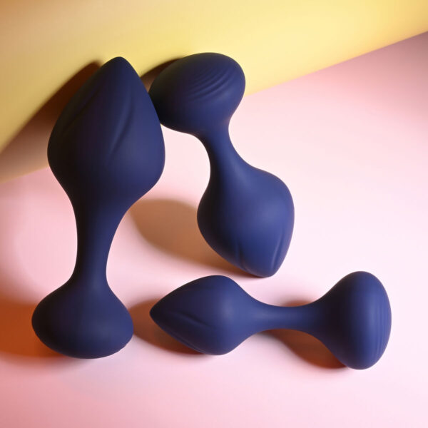 Zatyczka Analna Playboy Niebieski (8,9 cm) - obrazek 5