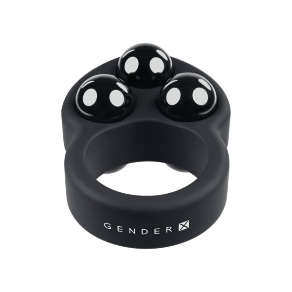 Pierścień Erekcyjny Trójpak Gender X Czarny - obrazek 4
