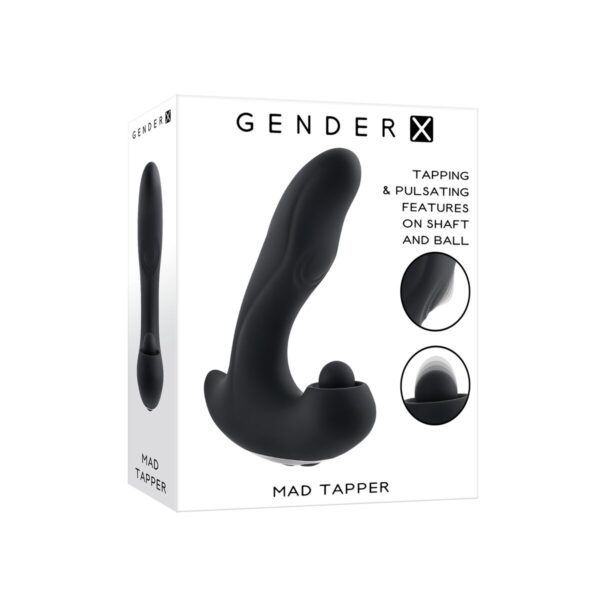 Wibrator punktu G Gender X Mad Tapper Czarny - obrazek 7