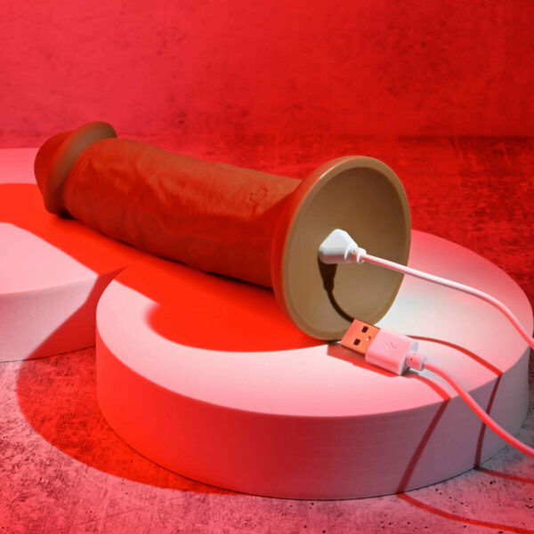 Realistyczne dildo Evolved Silikon Ø 5 cm (17,8 cm) - obrazek 3