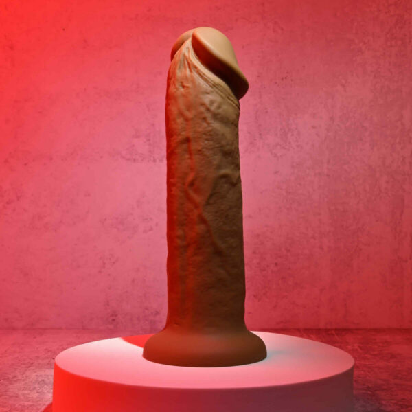 Realistyczne dildo Evolved Silikon Ø 5 cm (17,8 cm) - obrazek 6