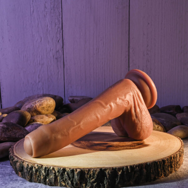 Realistyczne dildo Evolved Silikon ABS Ø 3,6 cm (14,6 cm) - obrazek 8