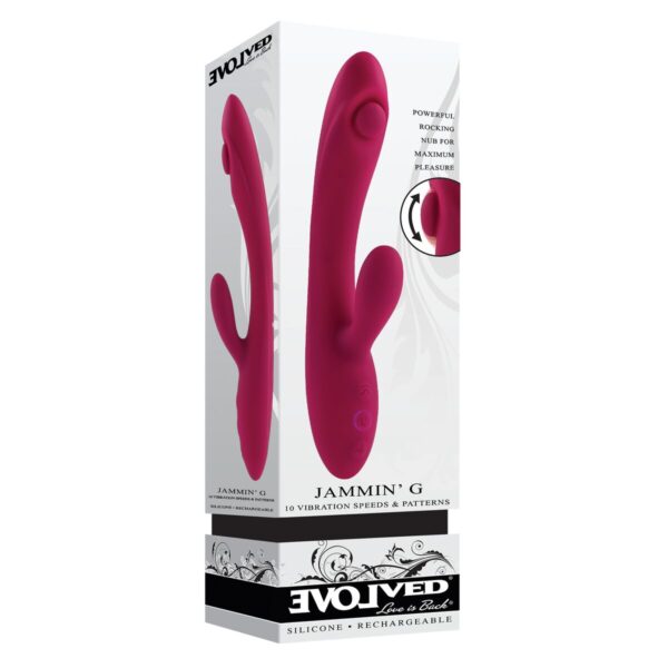 Wibrator punktu G Evolved Jammin G Czerwony - obrazek 4