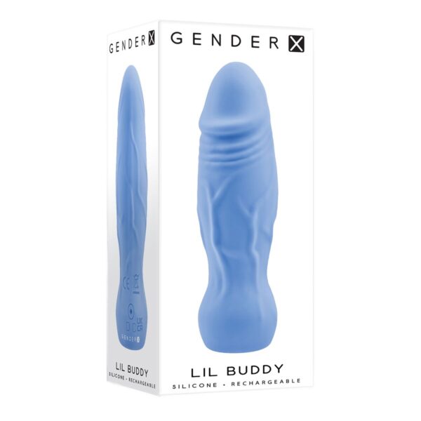 Mini Wibrator Gender X Lil Buddy Niebieski - obrazek 3