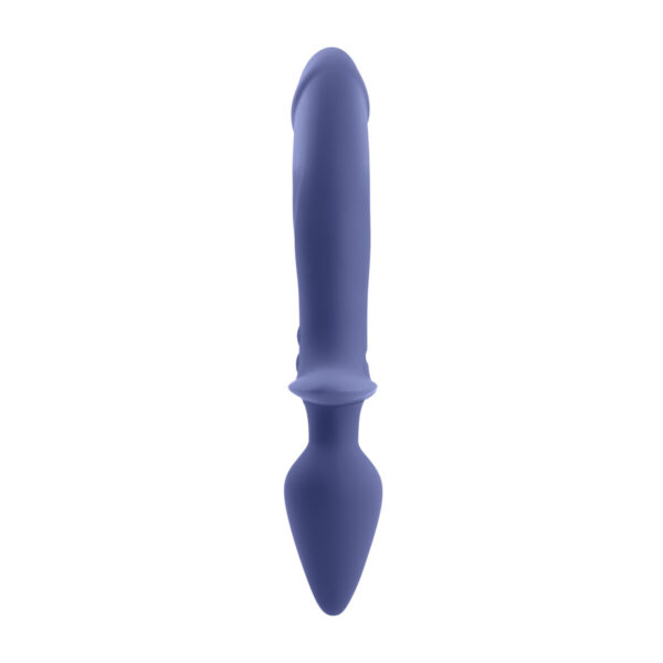 Cassini wibrator analny czarny Gender X Dual Defender Fioletowy - obrazek 5