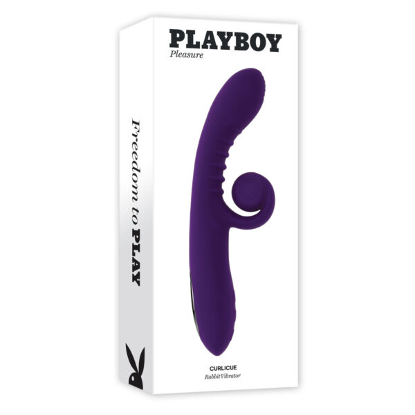 Wibrator punktu G Playboy Curlicue Fioletowy - obrazek 8