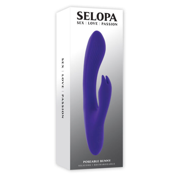 Wibrator punktu G Selopa Bunny Fioletowy - obrazek 7